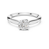 Round-Cut Solitaire Engagement Ring