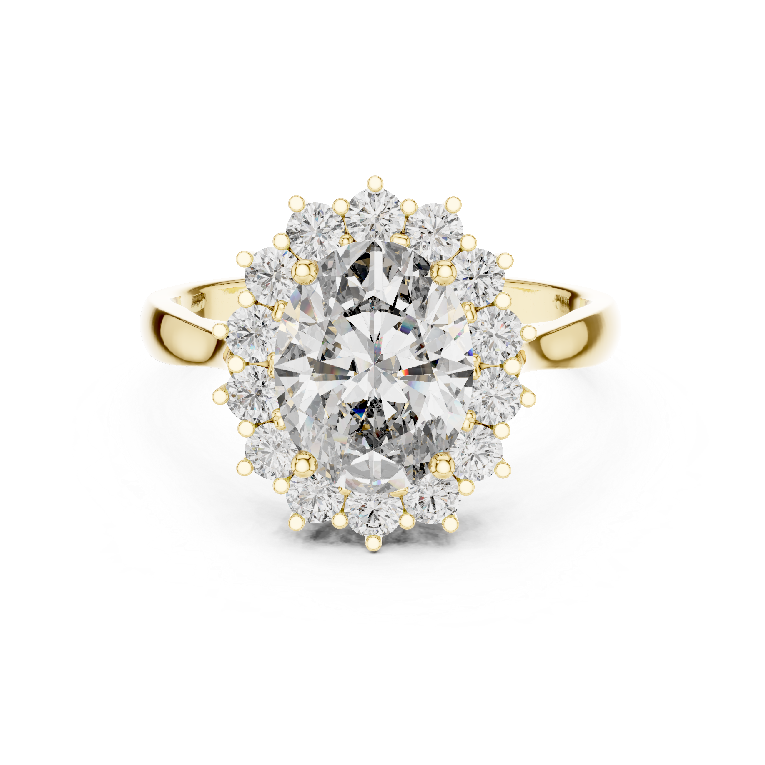Crowned Beauty Oval-Cut Ring