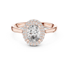 Eternal Embrace Oval Halo Ring