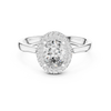 Eternal Embrace Oval Halo Ring