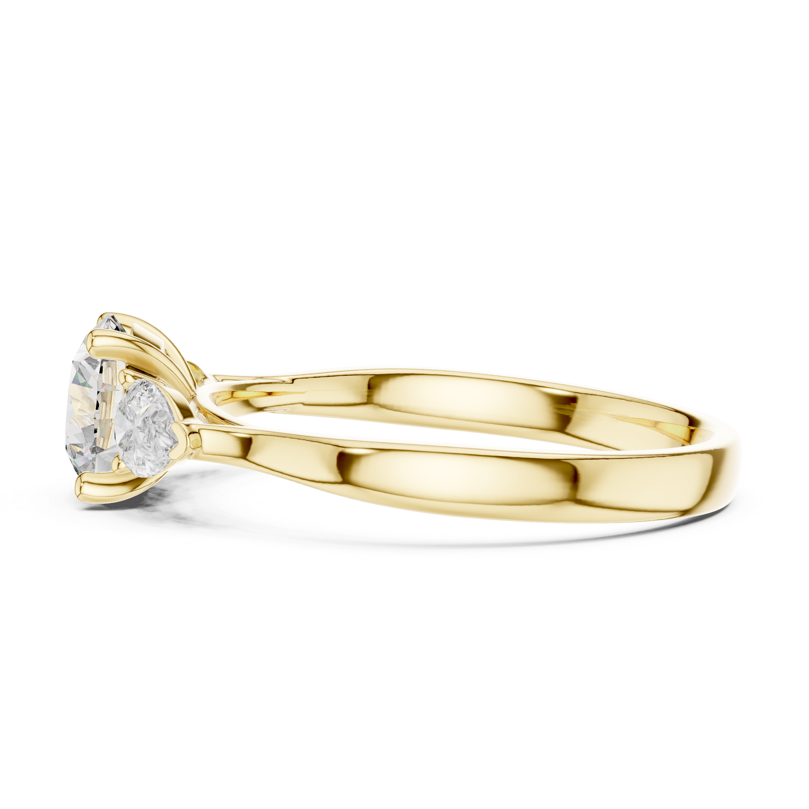 Timeless Round and Pear Diamond Ring