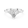 Pear-Cut and Pear Three-Stone Diamond Engagement Ring