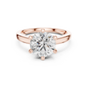 Solitaire Engagement Ring with Round Brilliant Diamond