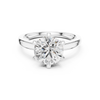 Solitaire Engagement Ring with Round Brilliant Diamond