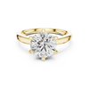 Solitaire Engagement Ring with Round Brilliant Diamond