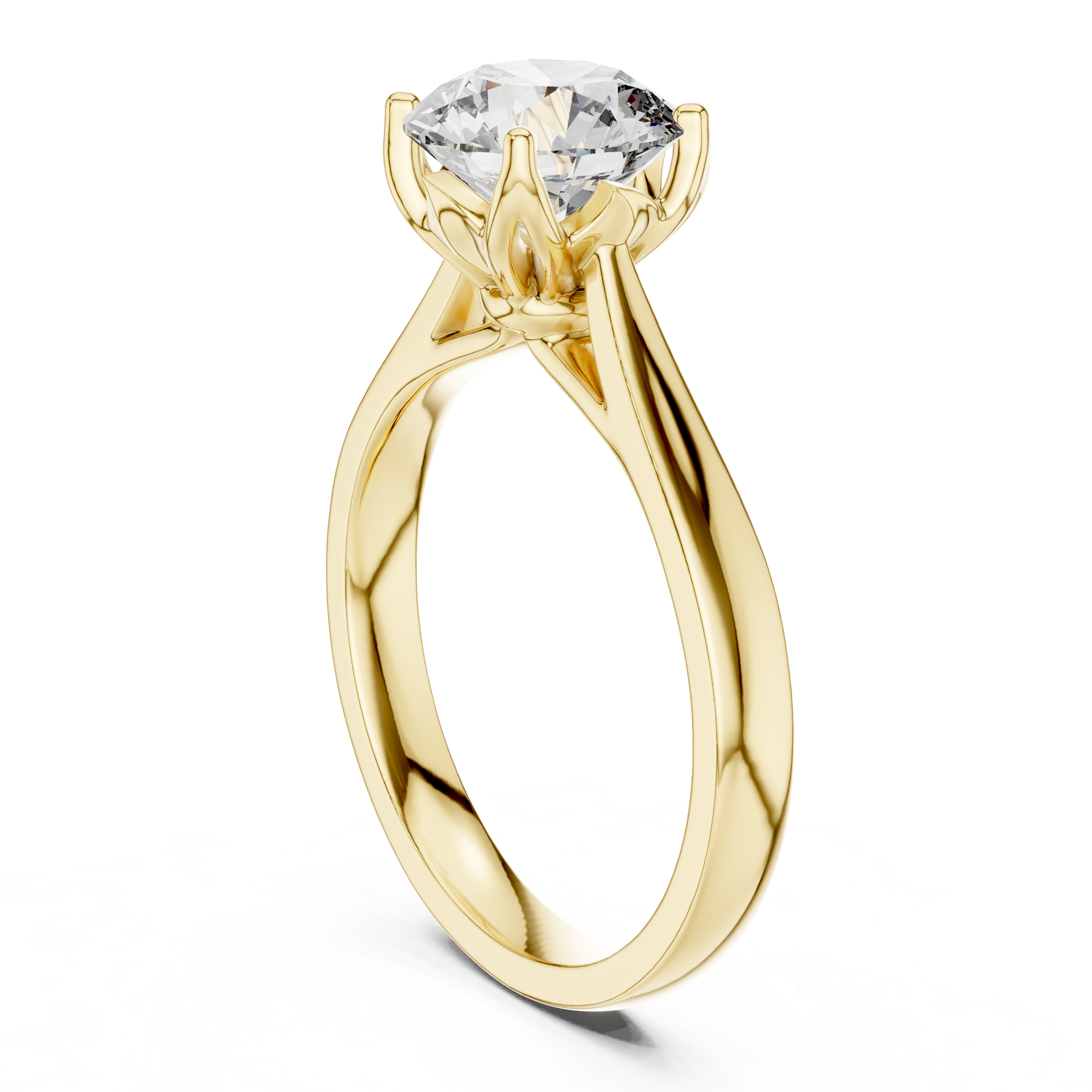 True Devotion Rose Gold Solitaire