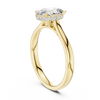 Oval-Cut Halo Engagement Ring