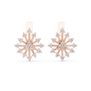 Radiant Starburst Diamond Earrings.