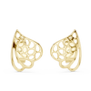 Golden Filigree Whisper Earrings