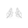 Diamond Leaf Whisper Studs