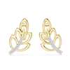 Diamond Leaf Whisper Studs