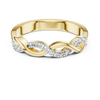 Twisted Elegance Diamond Ring