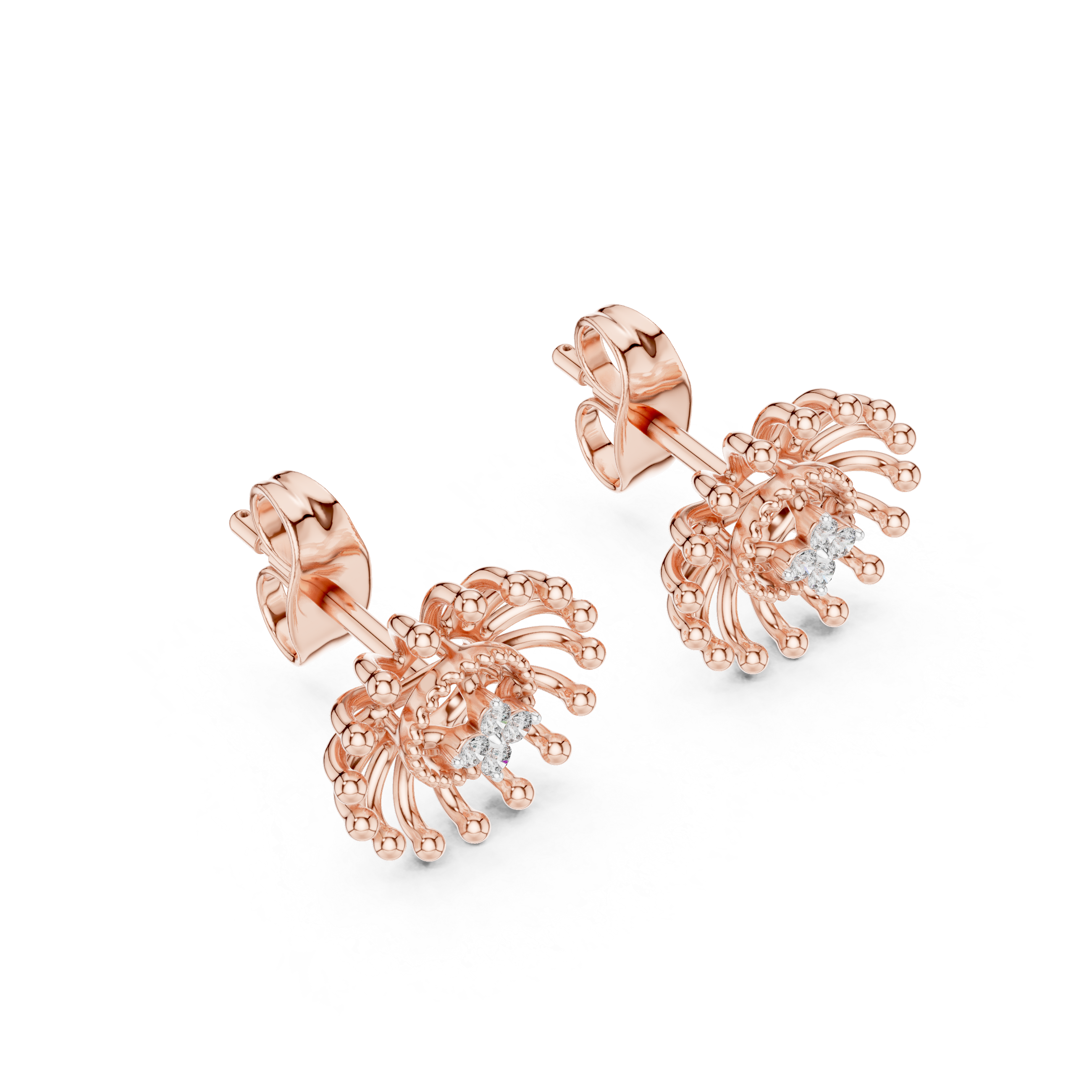 Sunburst Radiance Diamond Studs
