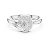 Halo Diamond Engagement Ring