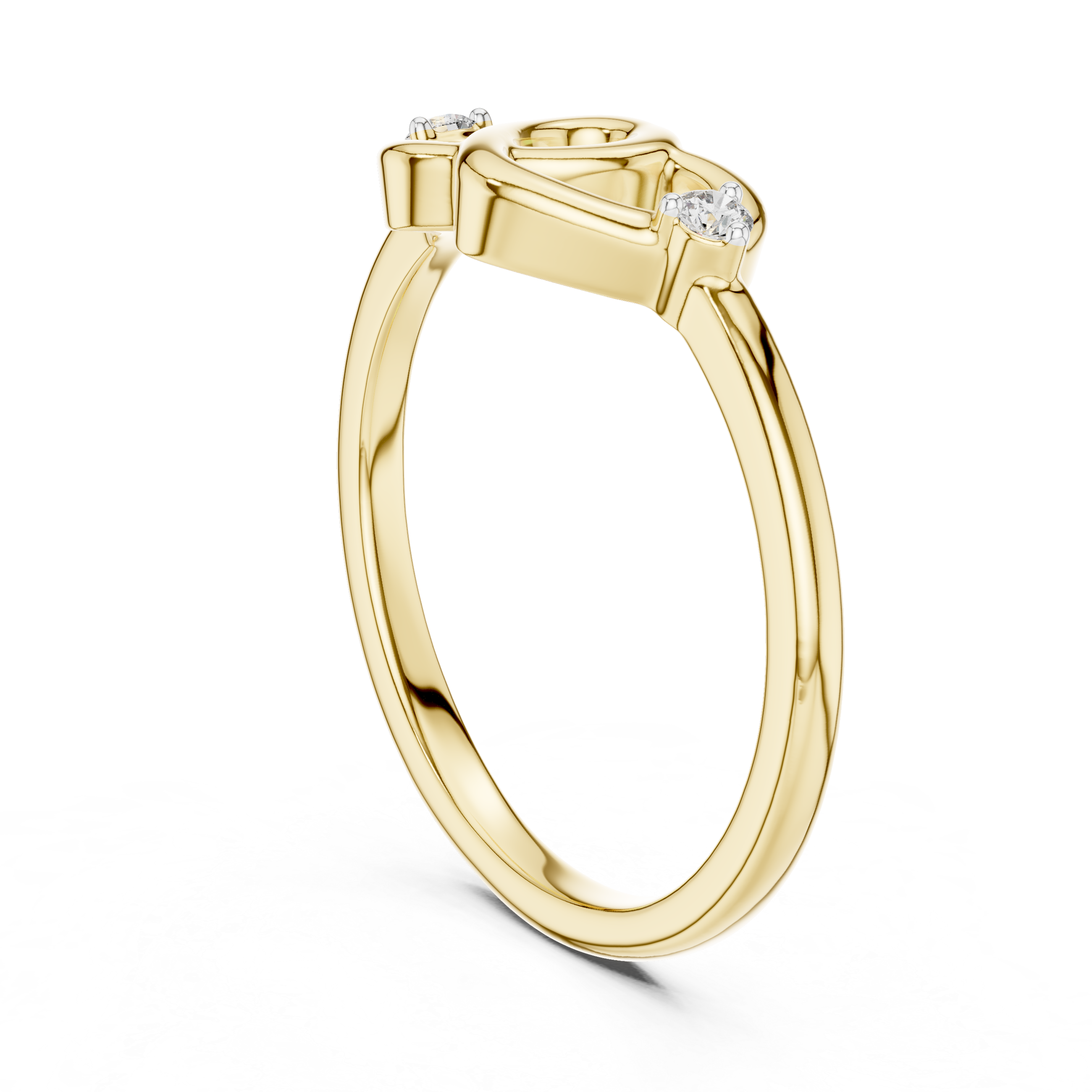 Halo Solitaire Ring