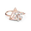 Luxe Floral Diamond Accent Ring