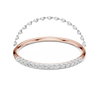 Refined Half-Eternity Ring in Rose Gold