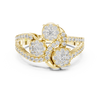 Trio Sparkle Diamond Ring
