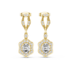 Vintage-Inspired Diamond Drop Earrings