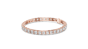 Classic Radiant Round Diamond Tennis Bracelet