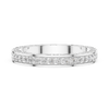 Elegant Vintage-Inspired Gold Diamond Eternity Band