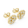 Vintage Floral Diamond Studs