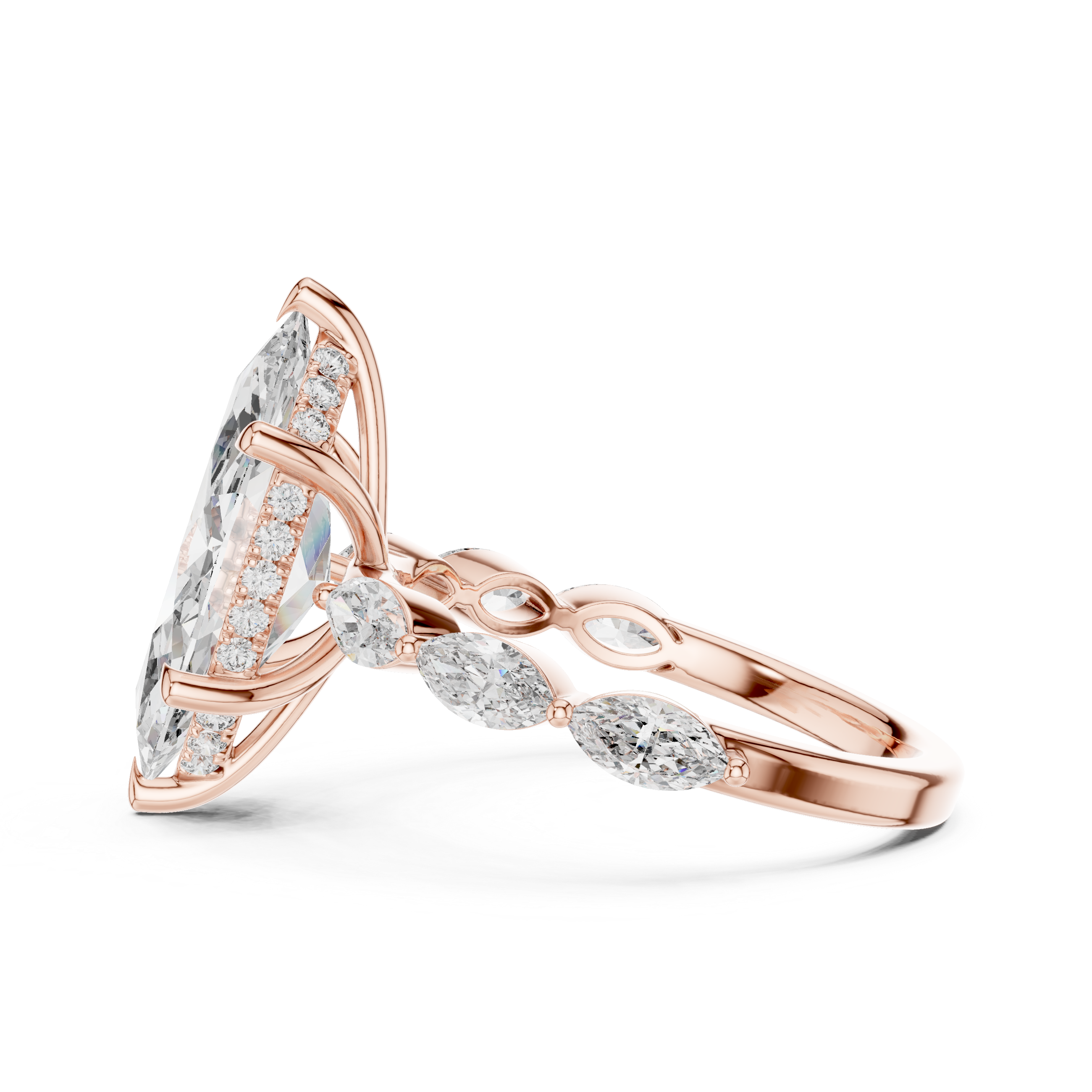 Marquise Diamond Engagement Ring