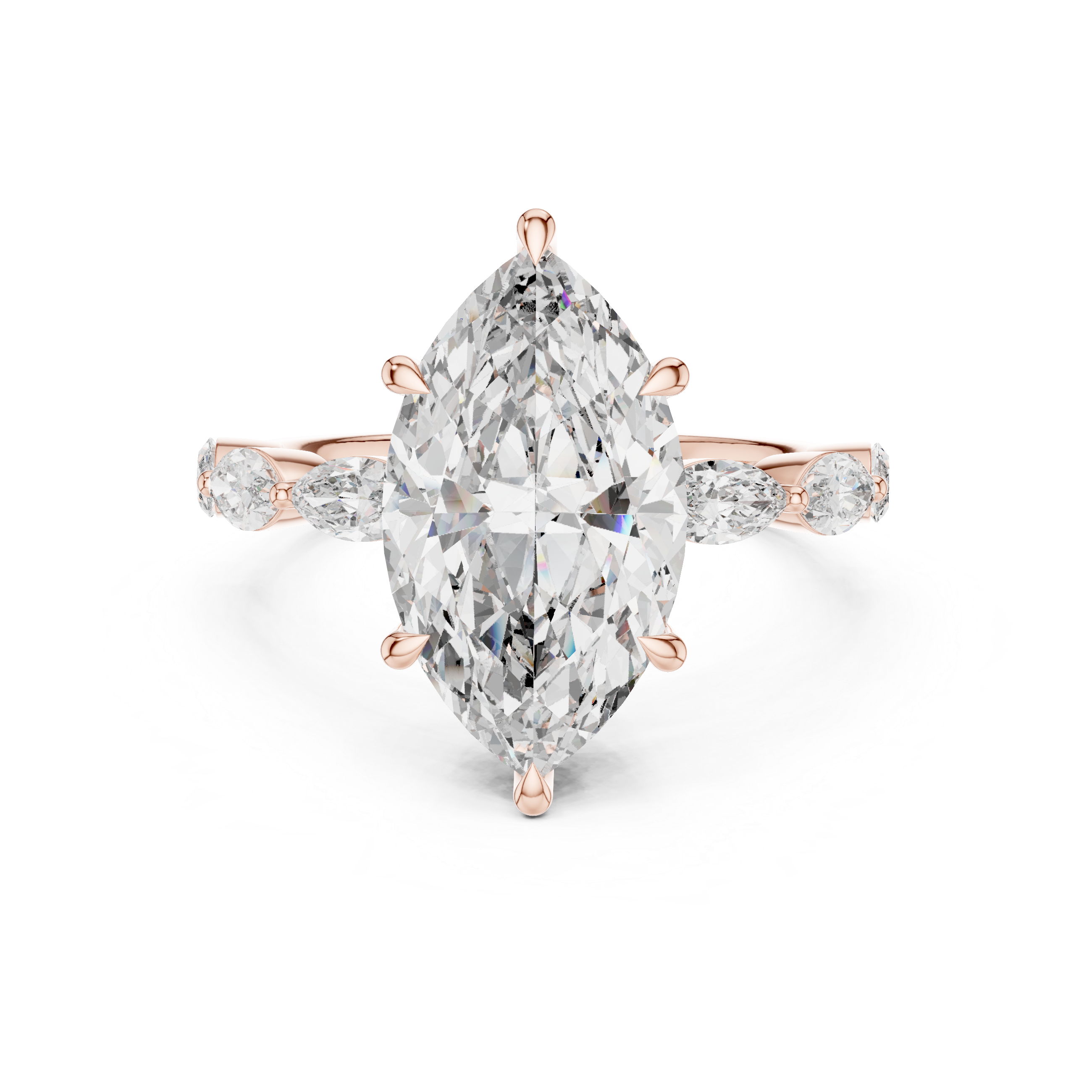 Marquise Diamond Engagement Ring