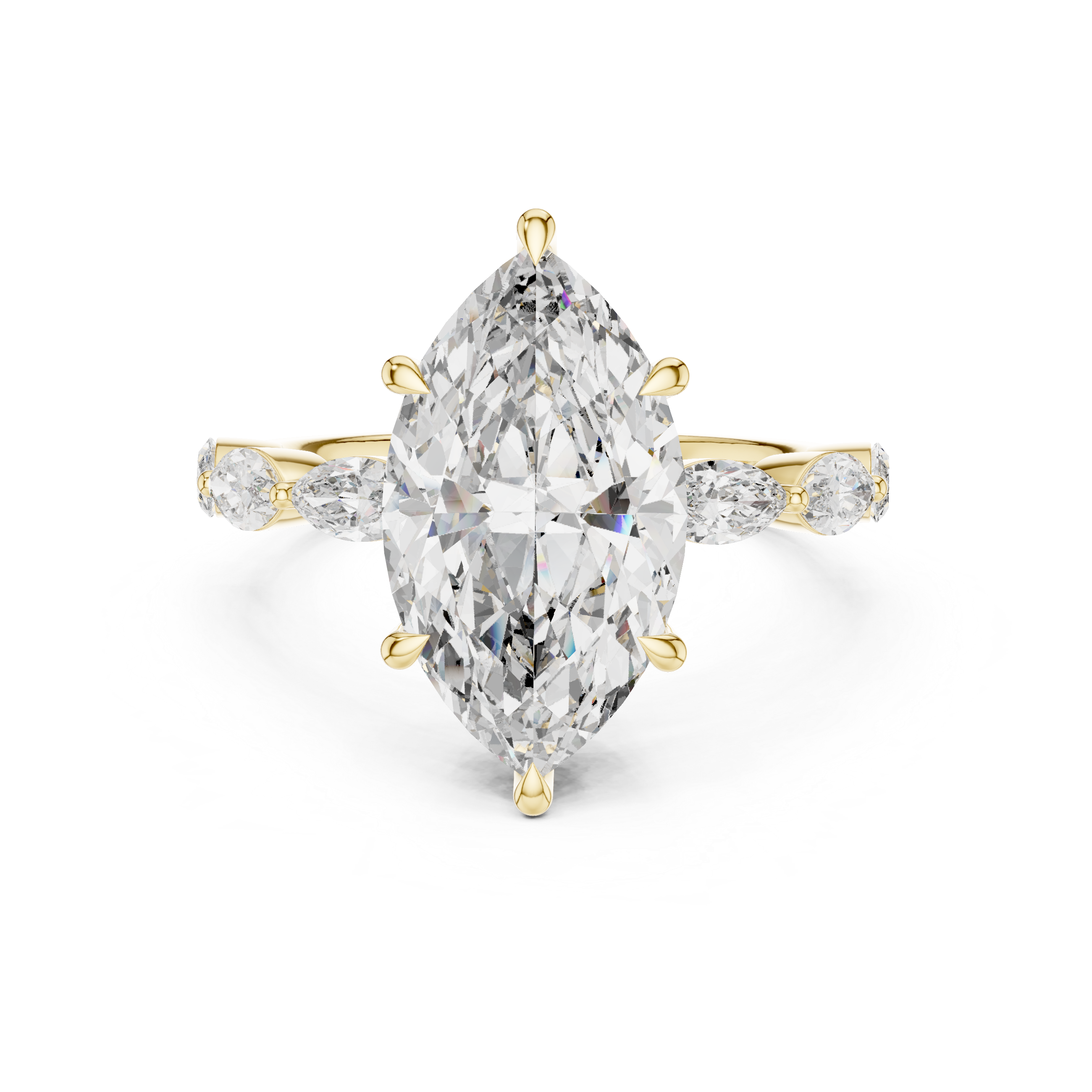 Marquise Diamond Engagement Ring
