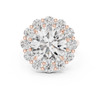 A large round brilliant-cut diamond.