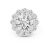 A large round brilliant-cut diamond.