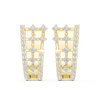 Sophisticated trapezoid-shaped earrings
