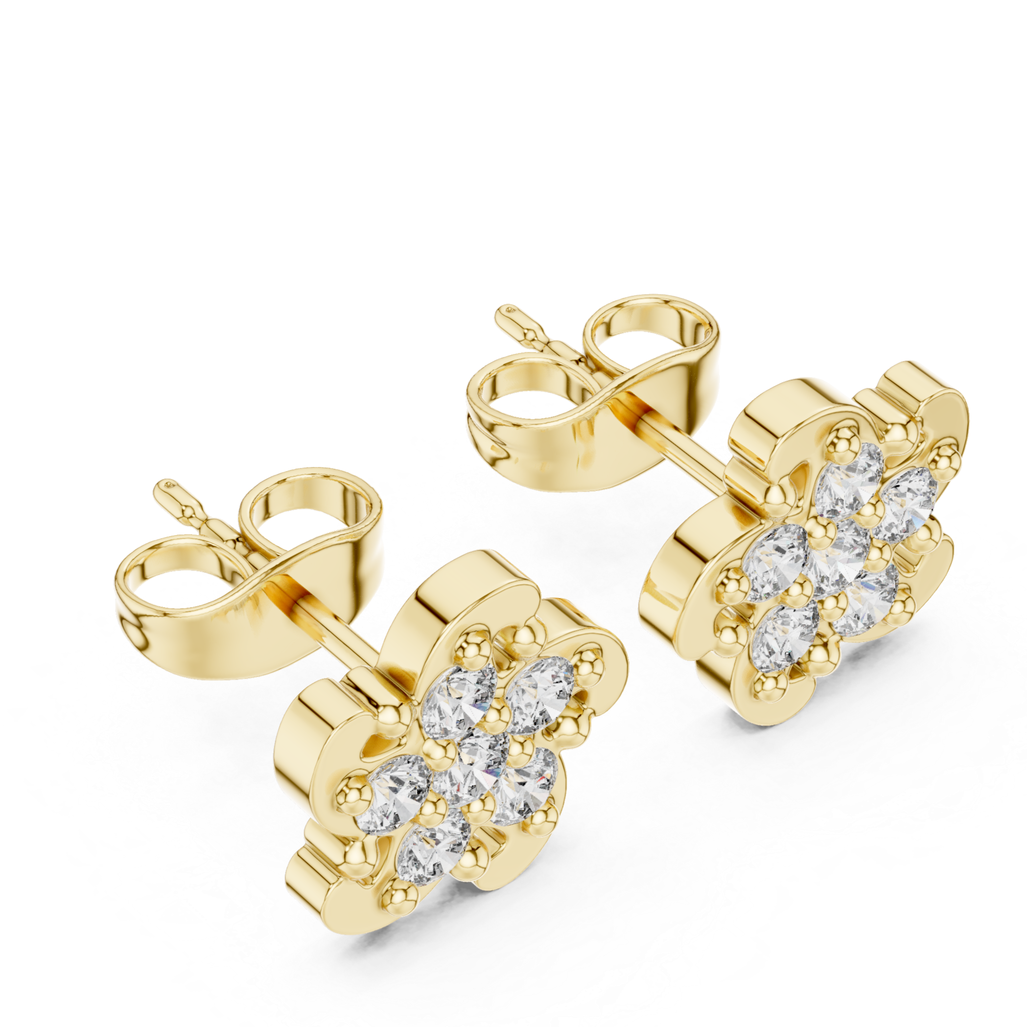 Blossom Sparkle Diamond Studs