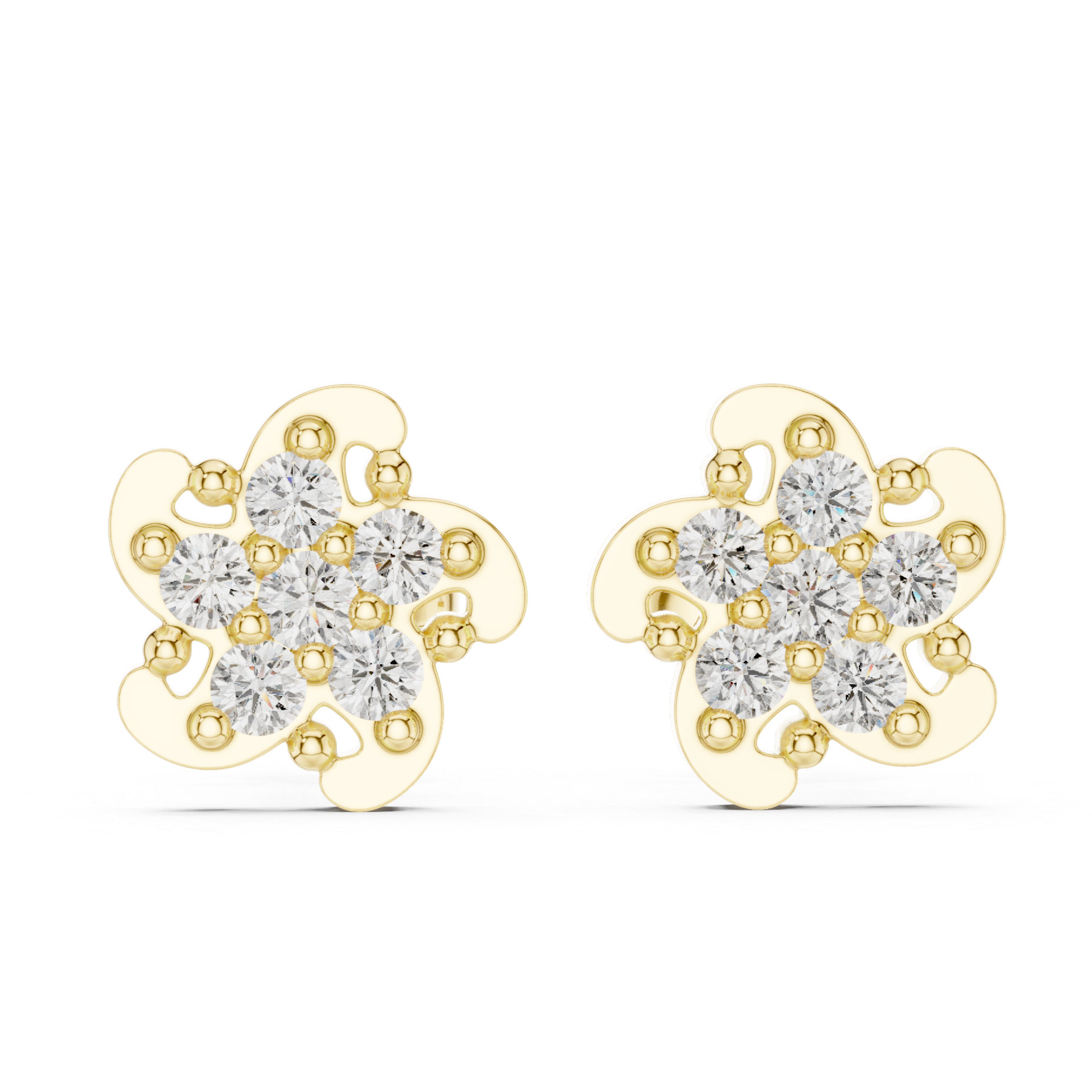 Blossom Sparkle Diamond Studs