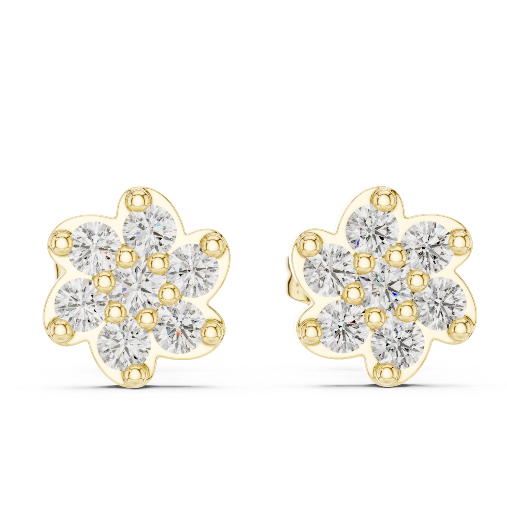 Petal Glow Diamond Studs