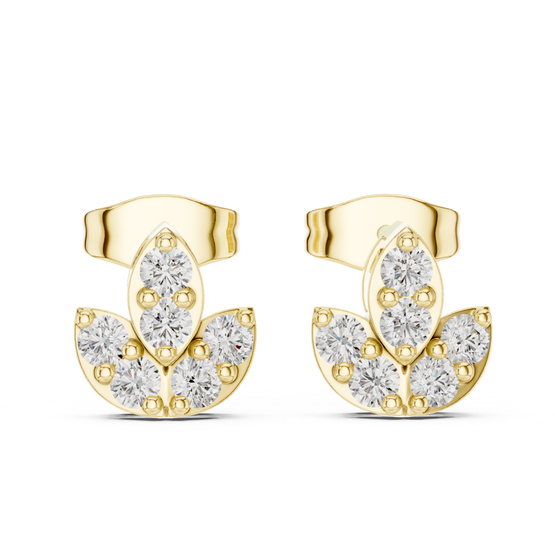 Sparkling Paw Print Earrings
