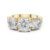 Three-Stone Diamond Engagement Ring
