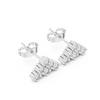 Cascading Cluster Diamond Stud Earrings