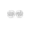 Floral Cluster Diamond Stud Earrings