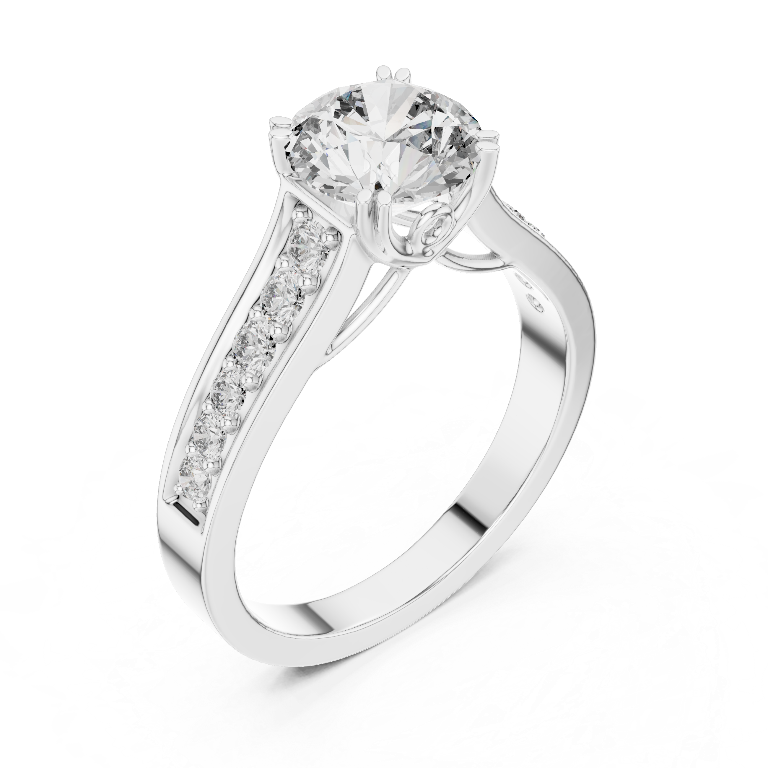 Chanel-Set Diamond Solitaire Ring
