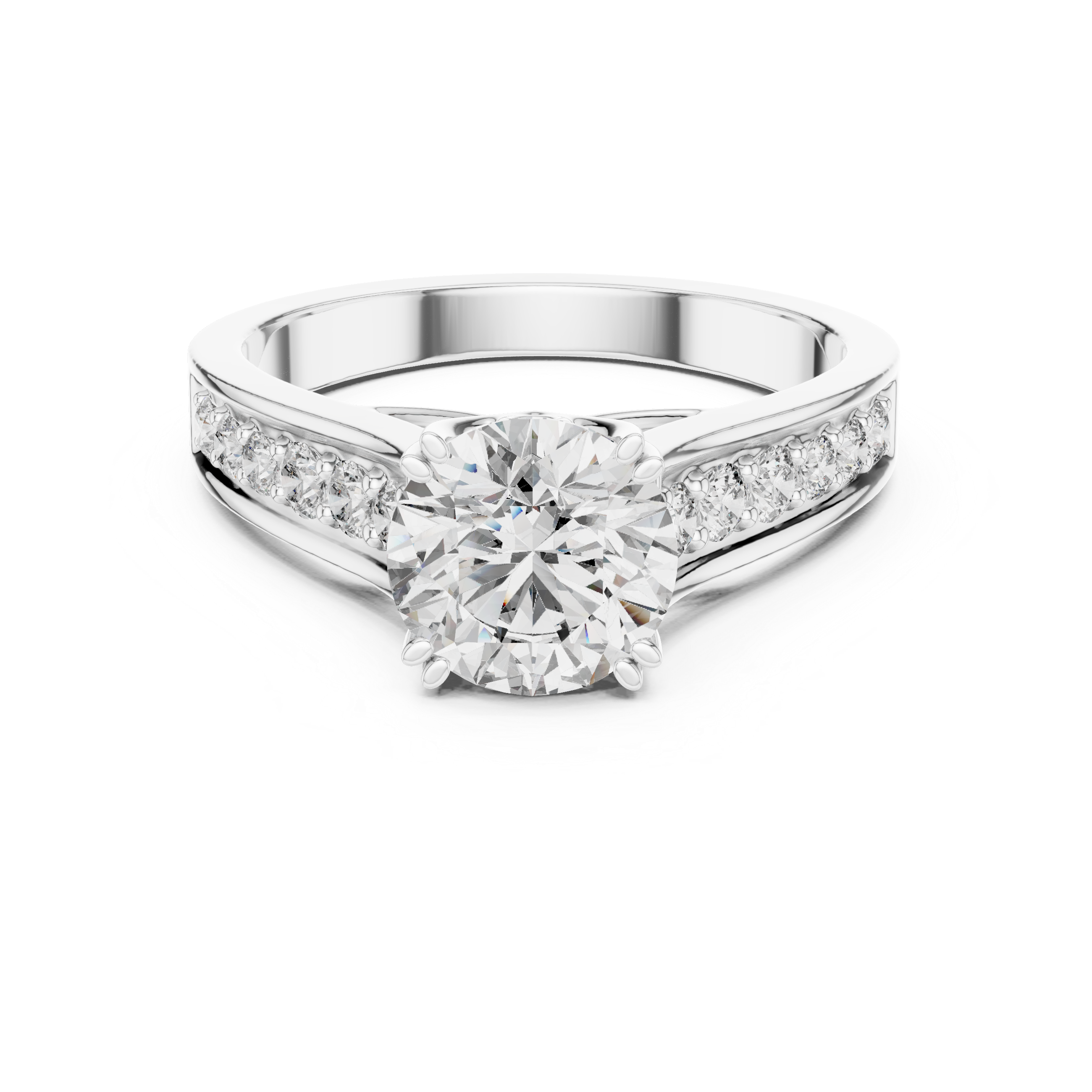 Chanel-Set Diamond Solitaire Ring