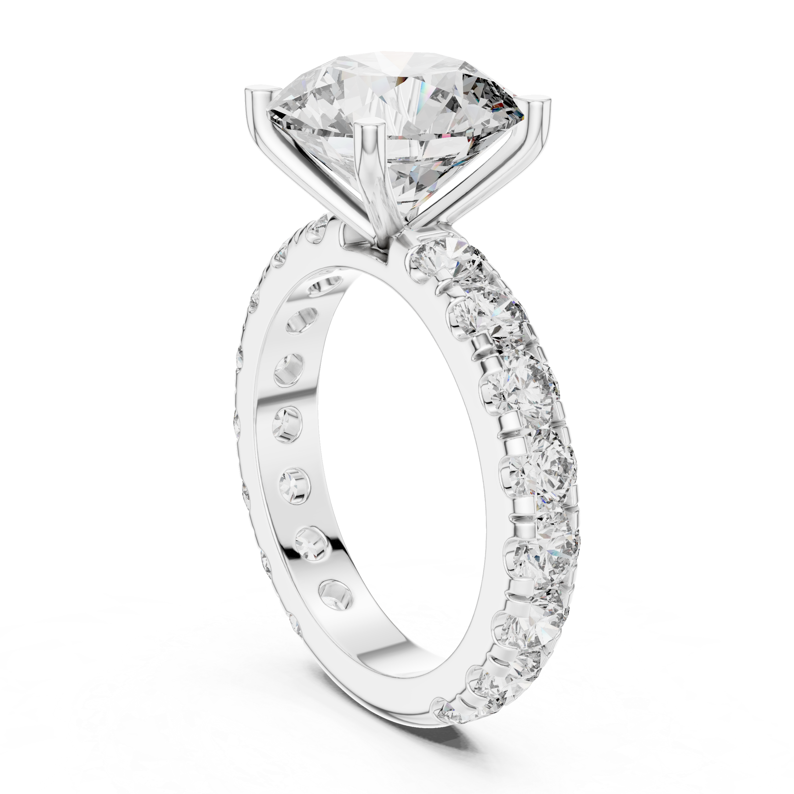 Radiant Elegance Diamond Engagement Ring
