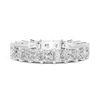 Eternity Band with Princess-Cut Diamonds in Prong Setting