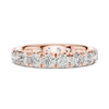 Eternity Band with Round Brilliant-Cut Diamonds in Shared Prong Setting