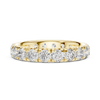 Eternity Band with Round Brilliant-Cut Diamonds in Shared Prong Setting