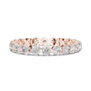 Eternity Band with Round Diamonds in Bezel Setting