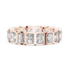 Eternity Band with Square-Cut Diamonds