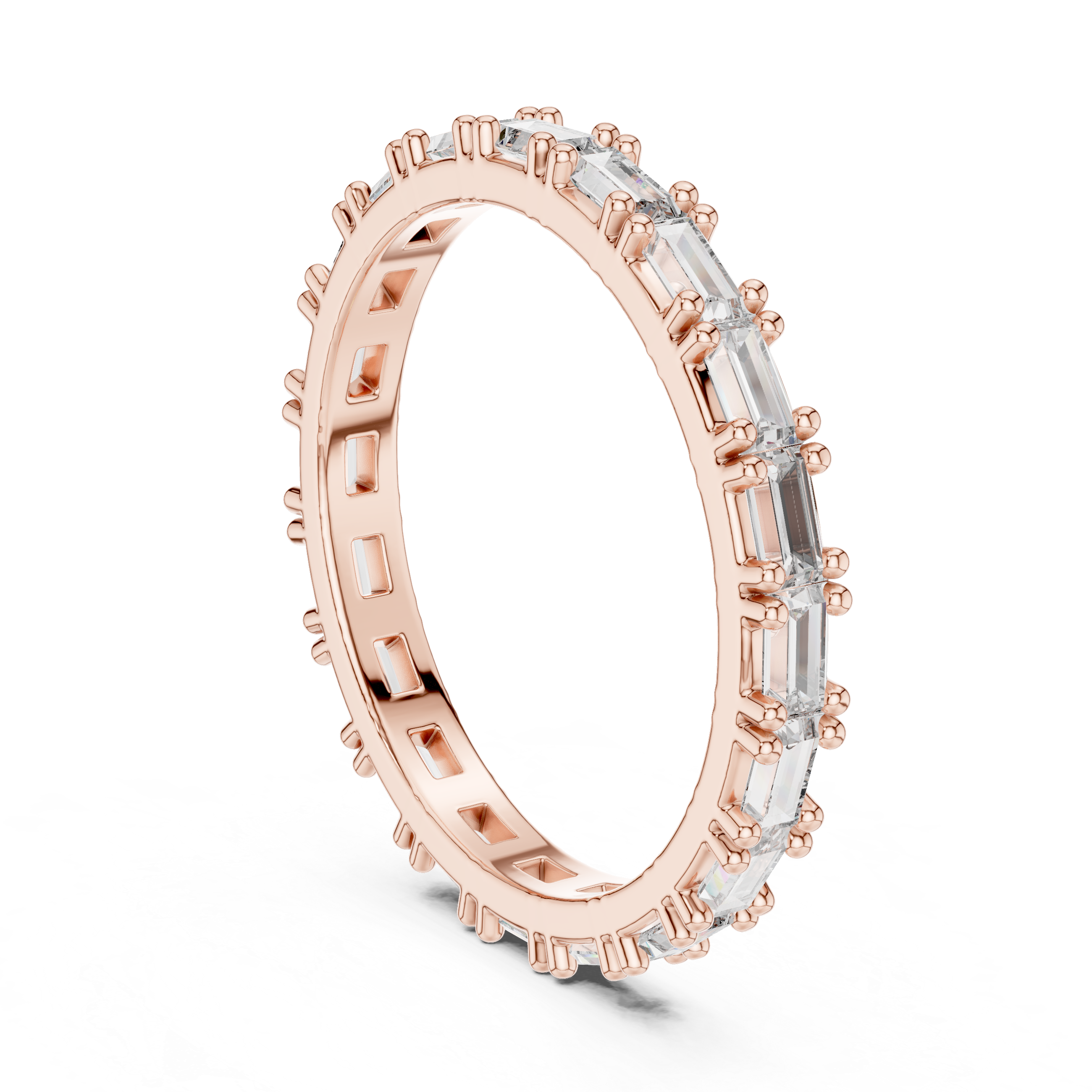 Emerald-Cut Diamond Eternity Band