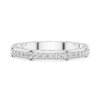 Vintage Inspired Diamond Eternity Band with Intricate Filigree Design