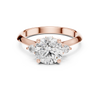 Classic Round Cut Three Stone Diamond Ring